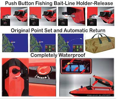 RC Sweden AB - Fishing Surfer Baiting Boat Radio controlled with GPS