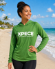 Xpece   High   Performance   Shirt   Hoodie   UPF   50   Sun   Protection   Moisture   Wicking