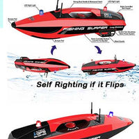 RED - Saltwater Bait Boat Including Fish Finder (Toslon TF520) Preorders taking for End of June shipment