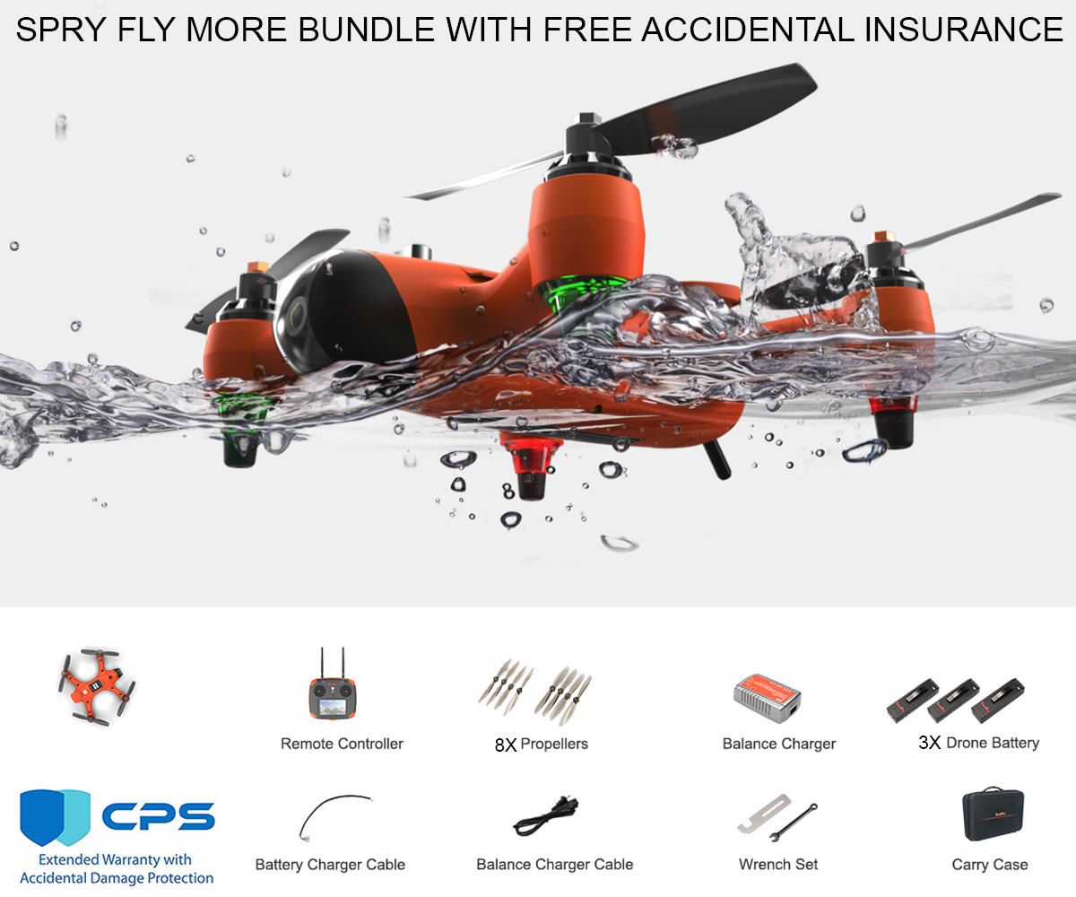 SwellPro Spry Racing Waterproof More Bundle | Drones4Fishing